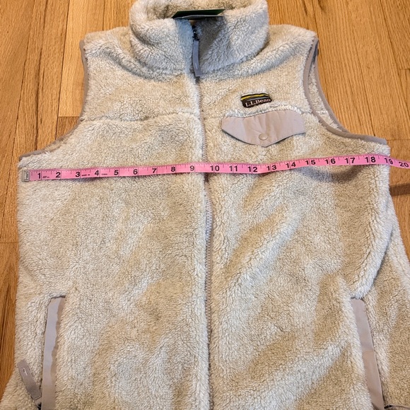 NWT L.L. Bean Hi-Pile Full Zip Vest Sz M - Picture 3 of 7